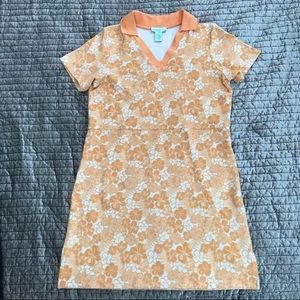 LARKSPUR Stretch Terry Floral Print Dress